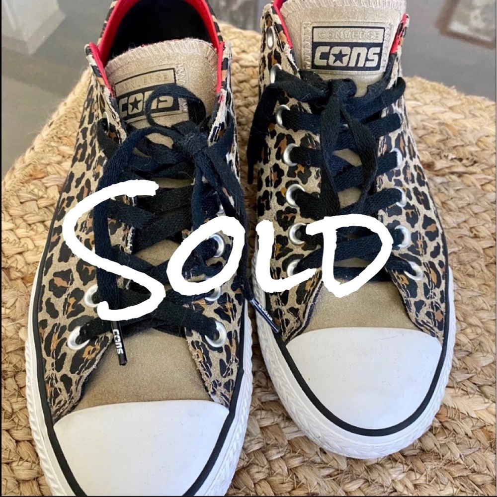 Converse Cons - Leopard Print Ankle Chucks